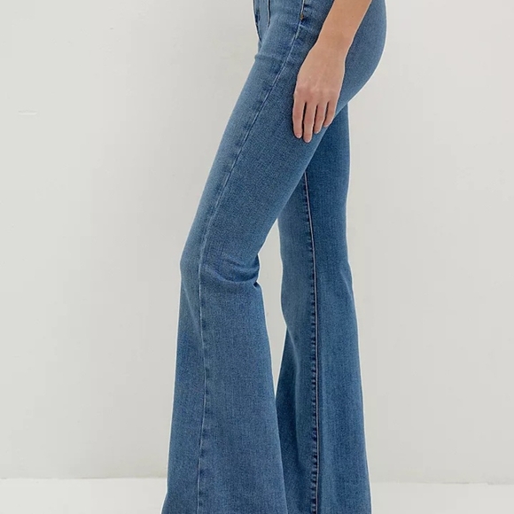 We The Free Light Blue Flare Jeans - Picture 6 of 13